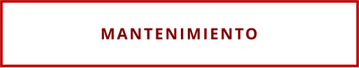 MANTENIMIENTO